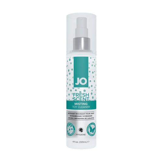 JO Fresh Scent Misting Toy Cleaner 120ml retail packaging 