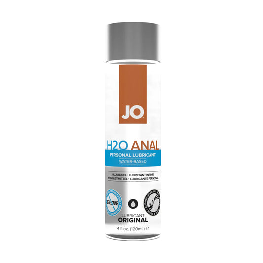 JO H20 Anal Water-based Lubricant 120ml retail packaging 