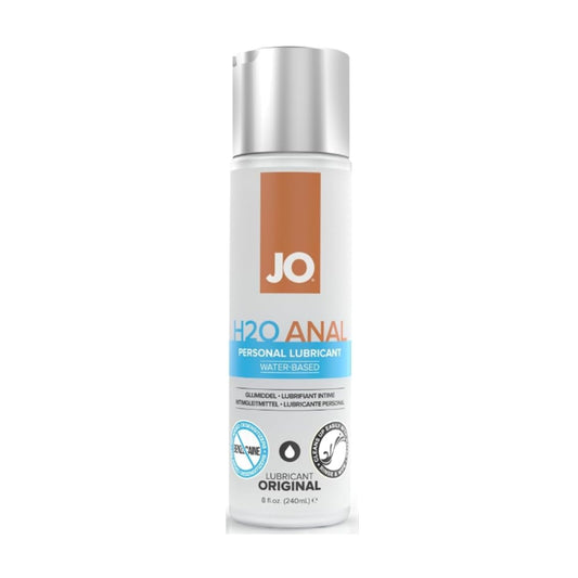 JO H20 Anal Water-based Lubricant 240ml retail packaging 