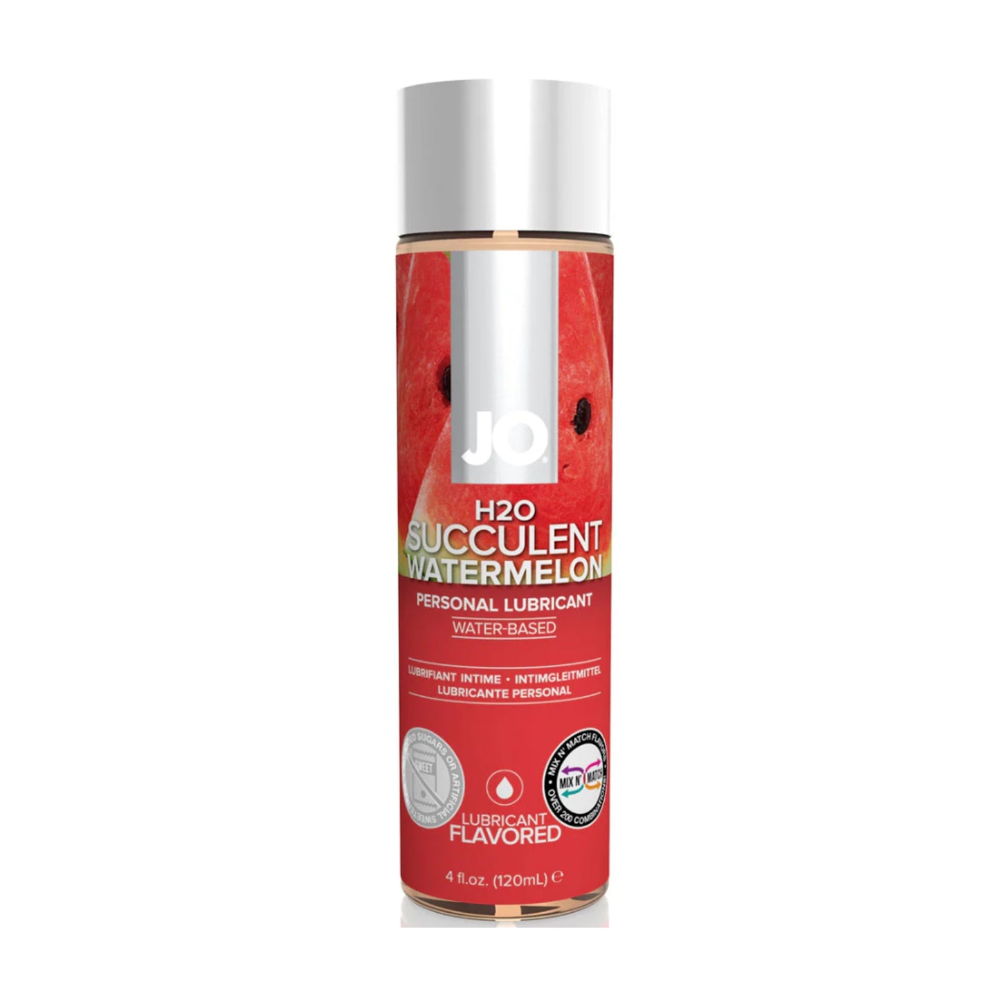 JO H2O Succulent Watermelon Water-based Lubricant 120ml retail packaging