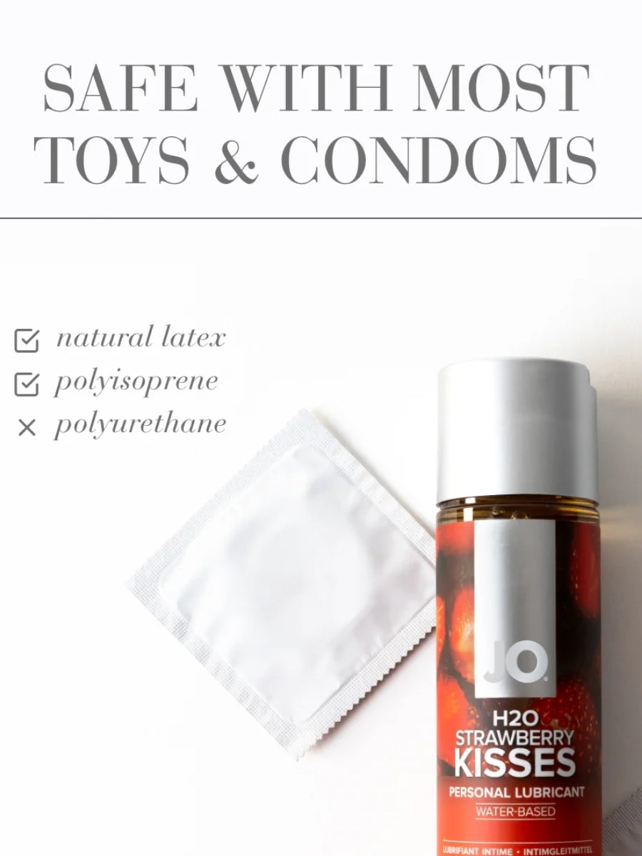 JO H20 Strawberry Kisses Water Based Lubricant 120ml