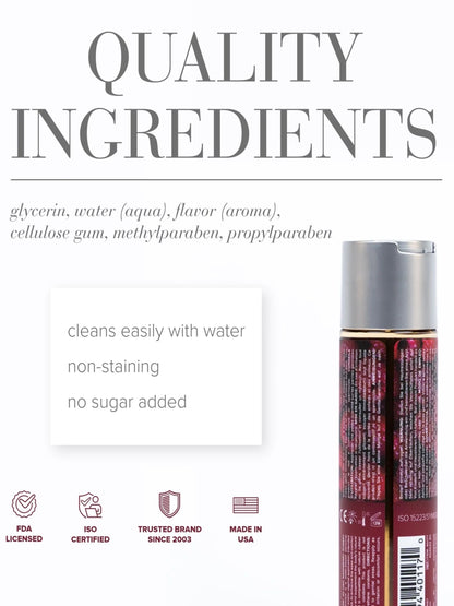 JO H20 Raspberry Sorbet Water Based Lubricant 120ml
