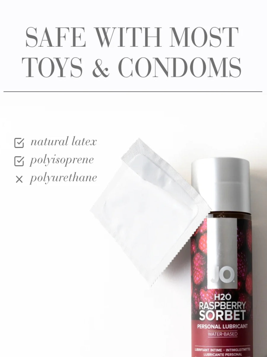 JO H20 Raspberry Sorbet Water Based Lubricant 120ml