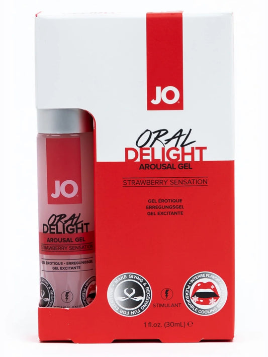 JO Oral Delight Arousal Gel Strawberry Sensation 30ml