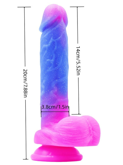 Luxe-AF Crave Fusion 8 Inch Silicone Dildo