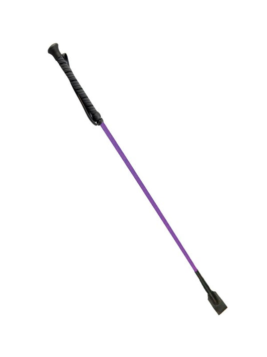 Love In Leather Classic Riding Crop Purple