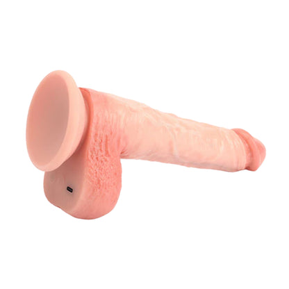 Underside view showing charging port built into the ballsack base