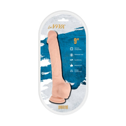 LaViva Dwayne 9 Inch Dildo in retail packaging