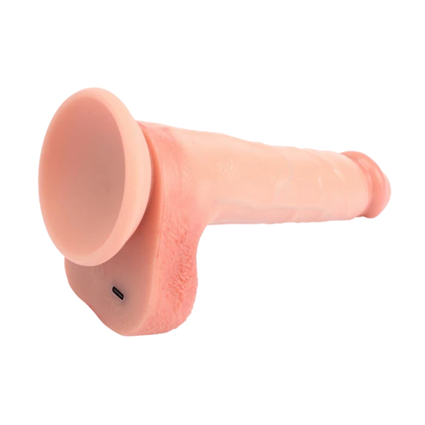 Suction cup base view showing charging port detail