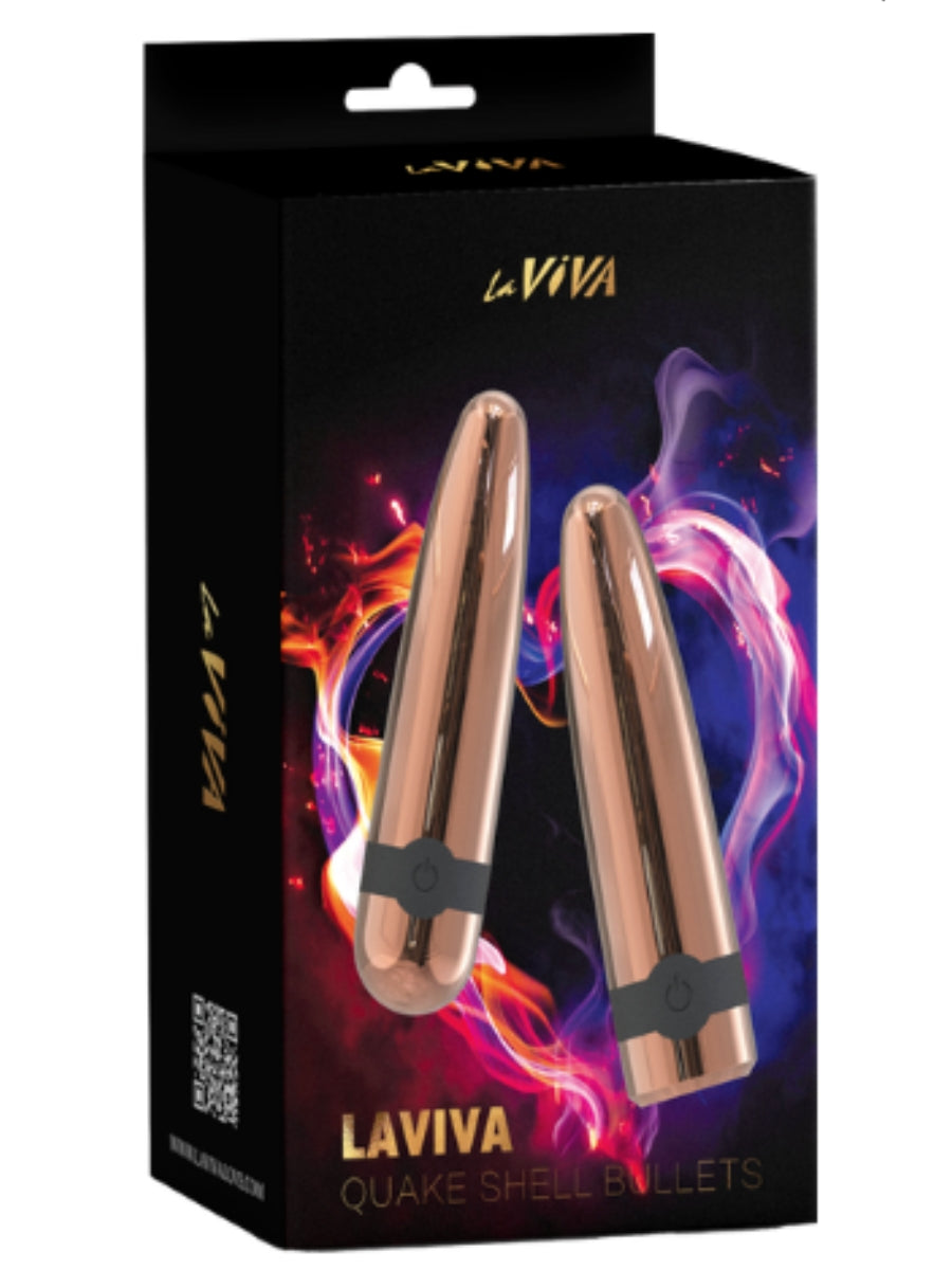 LaViva Quake Shell Bullet Vibrator Duo