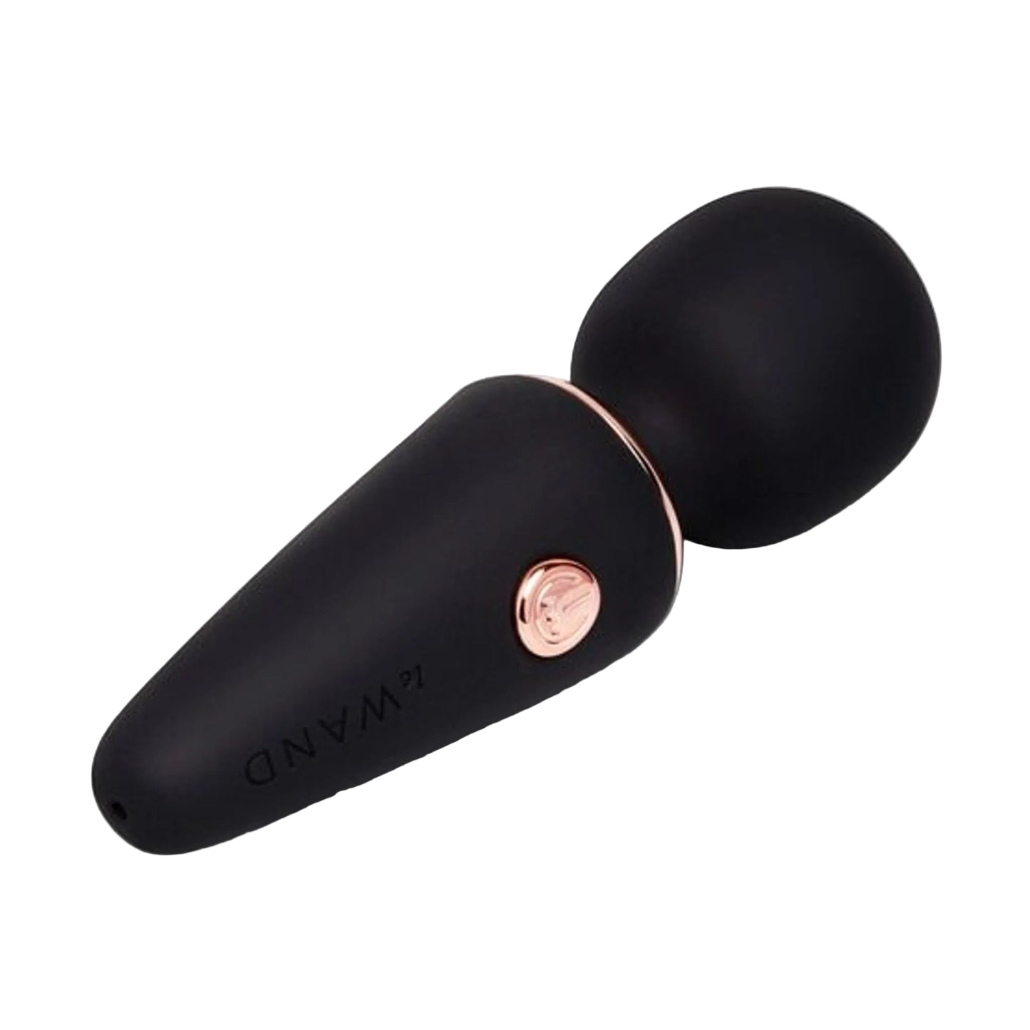 Compact black mini wand side view