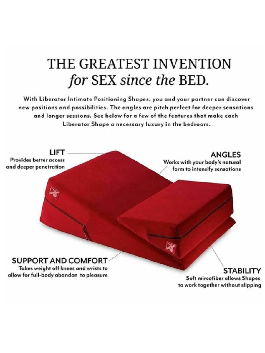 Liberator Bedroom Adventure Gear Regular Wedge Ramp Combo Red