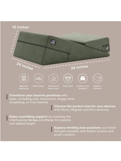 Liberator Bedroom Adventure Gear Regular Wedge Ramp Combo Red