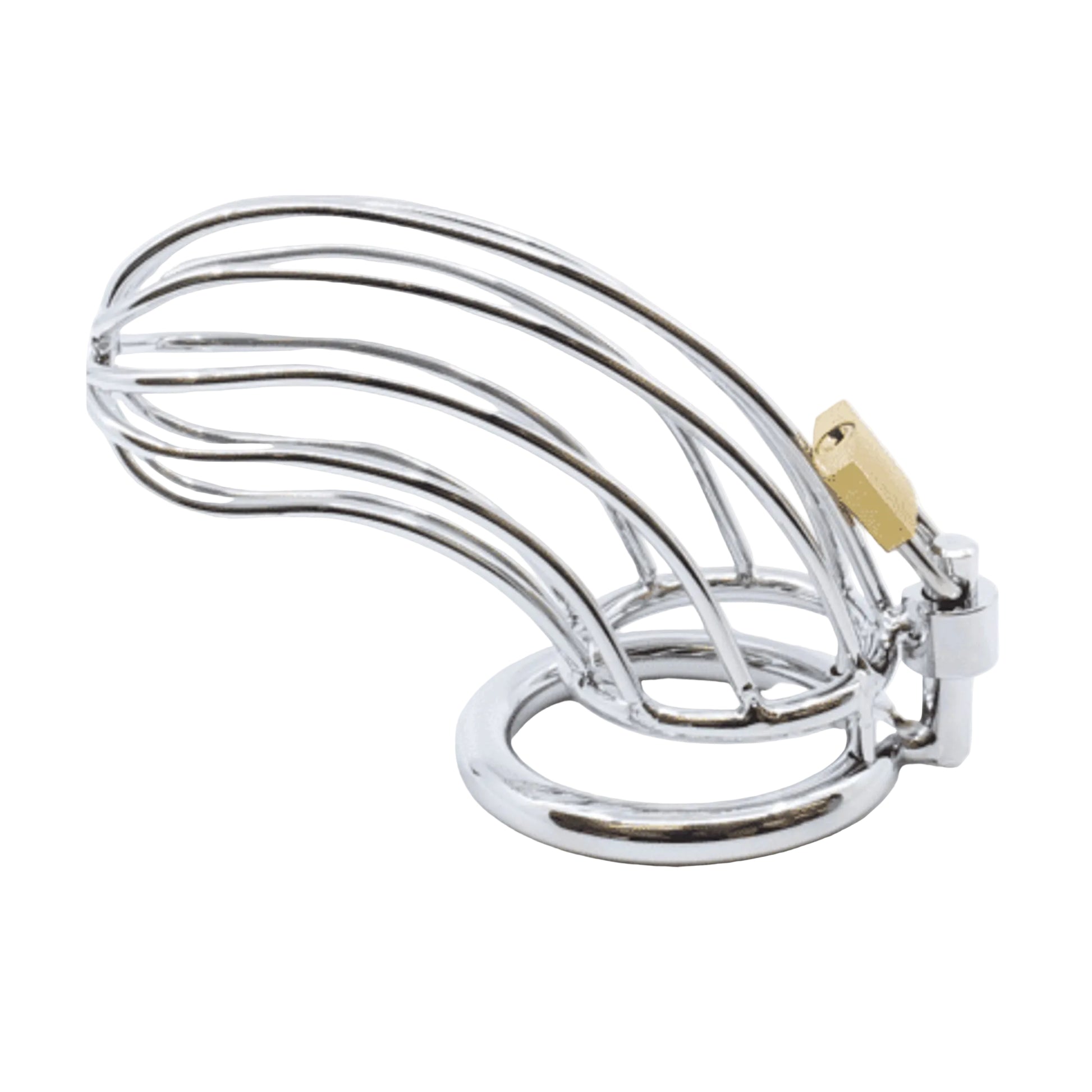 Love In Leather Birdcage Cock Cage 50mm left side view