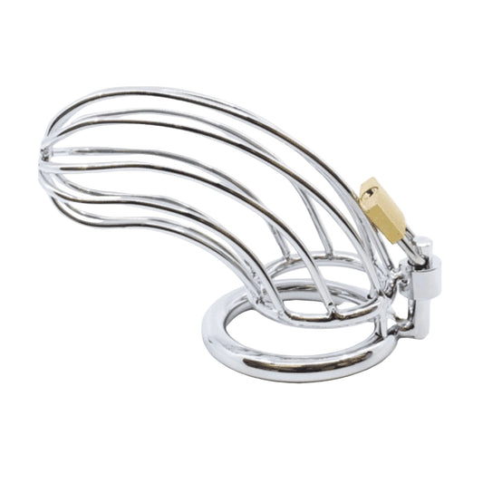 Love In Leather Birdcage Cock Cage 50mm left side view