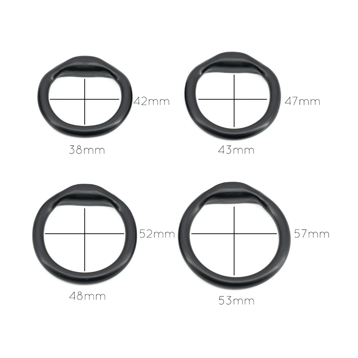 Interchangeable ring size dimensions chart