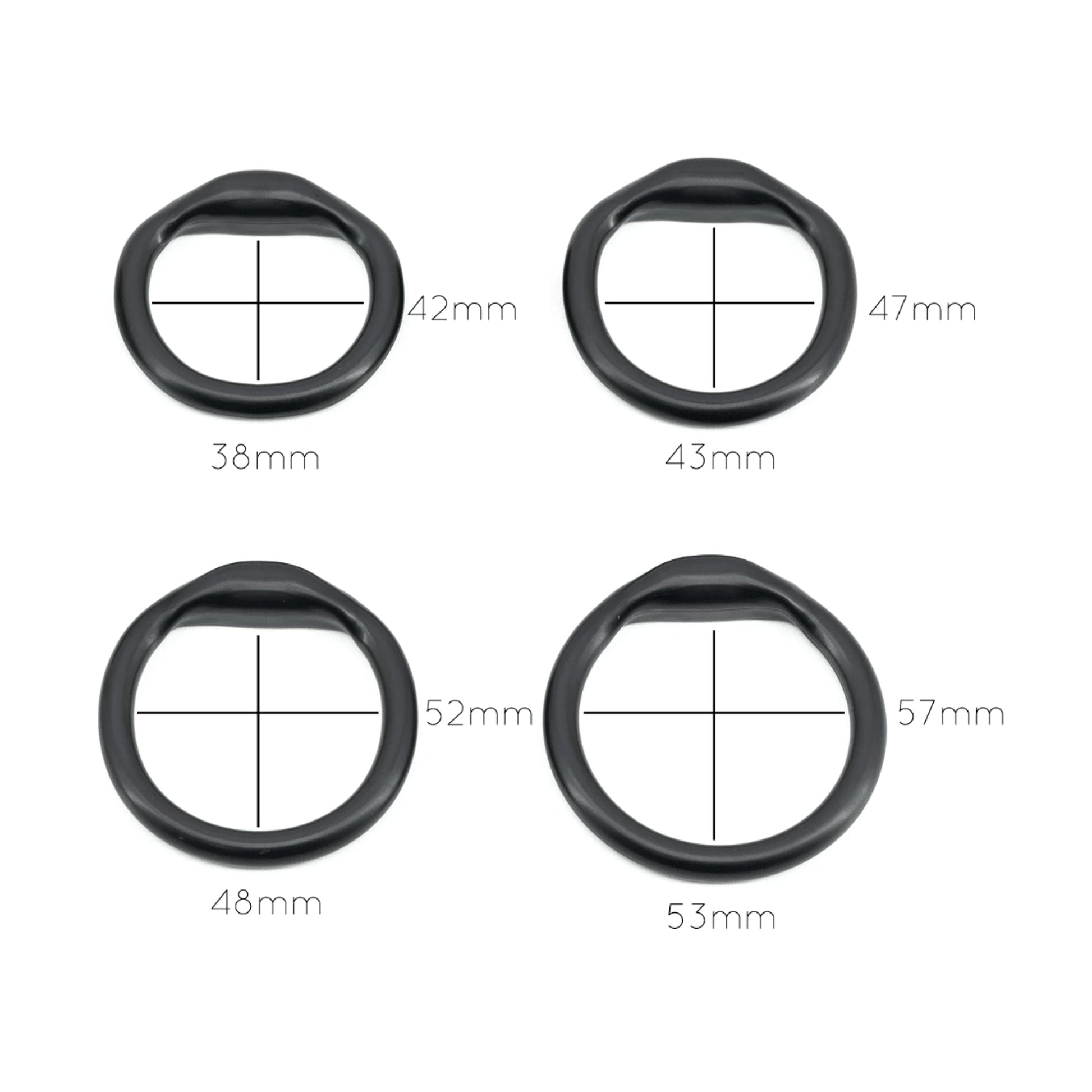 Interchangeable ring size dimensions chart