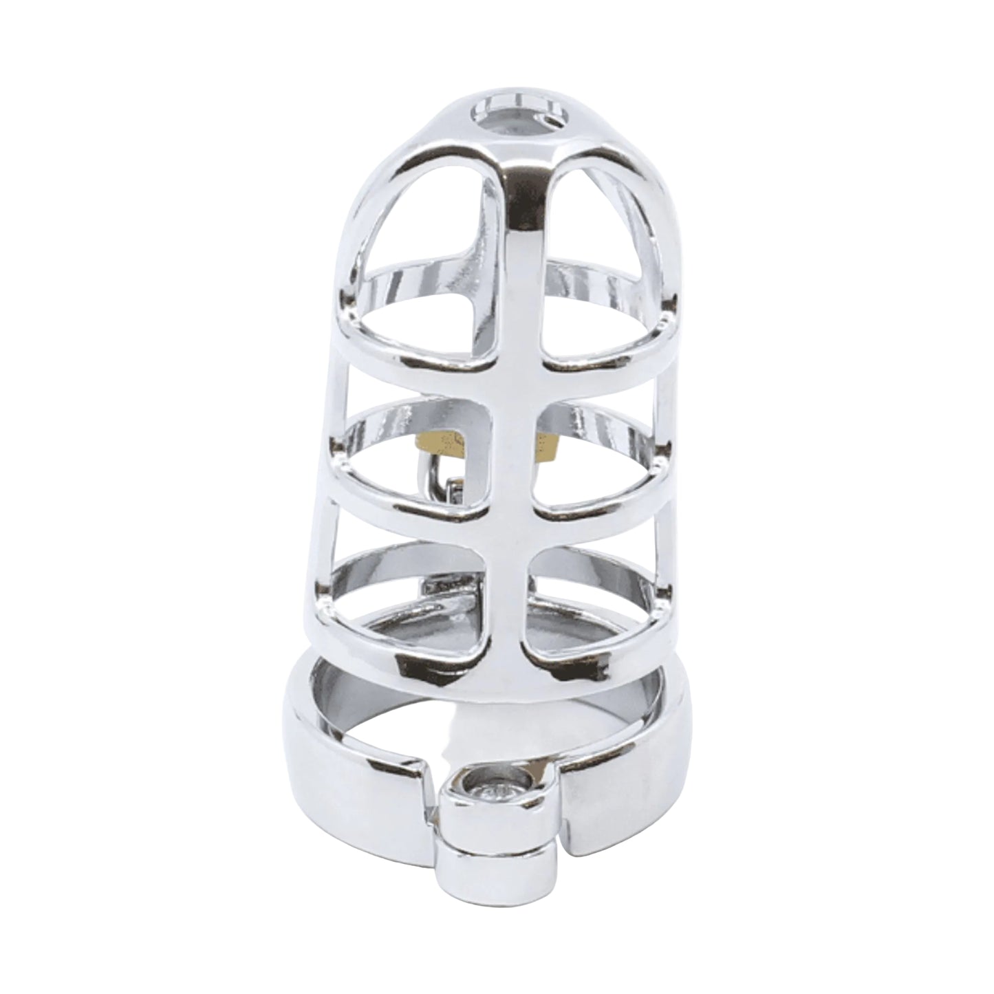 Love In Leather Spiderweb Cock Cage 40mm front view