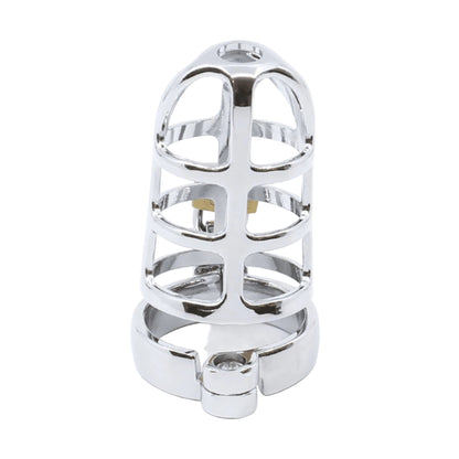 Love In Leather Spiderweb Cock Cage 40mm front view