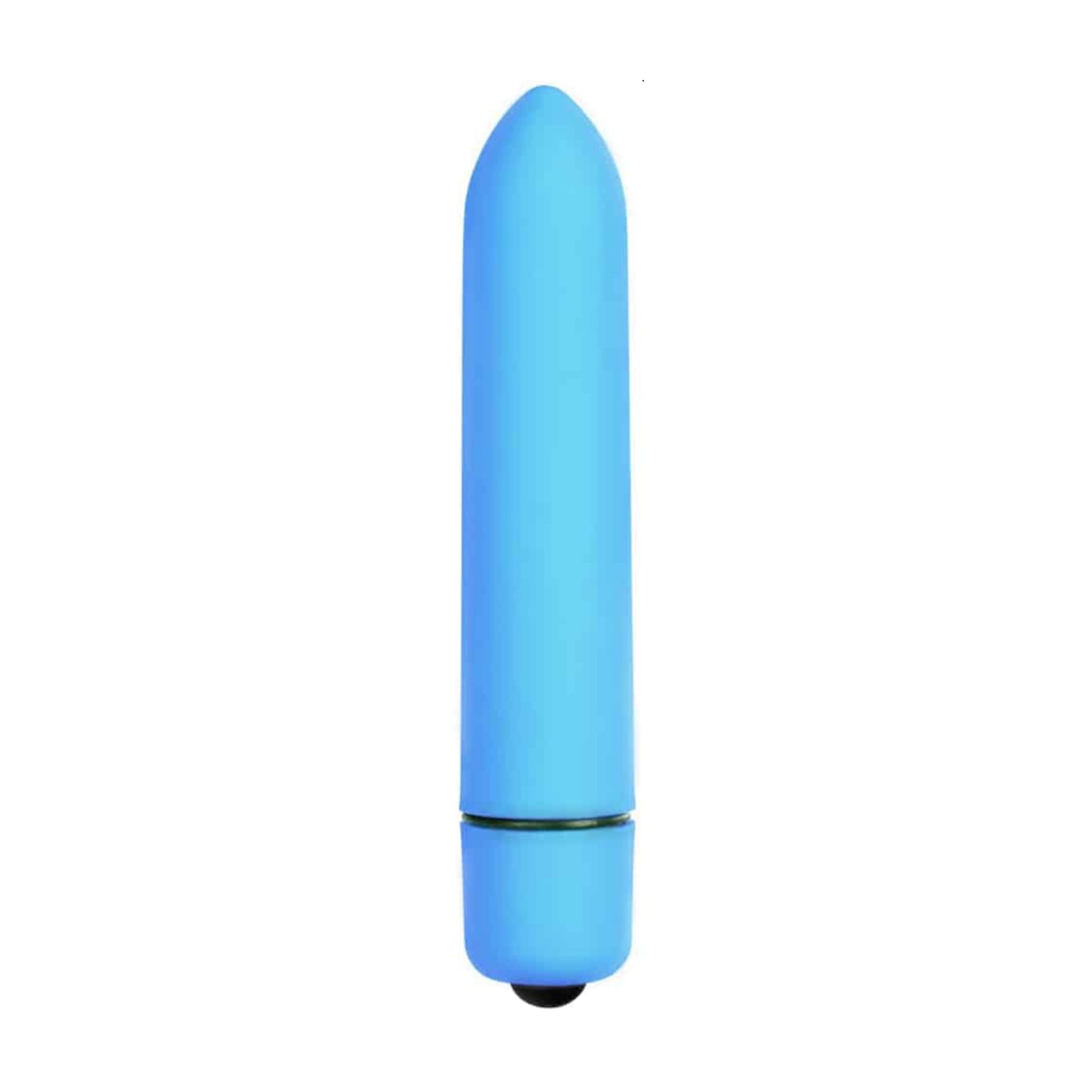 Love In Leather Vibrating Bullet Blue product view