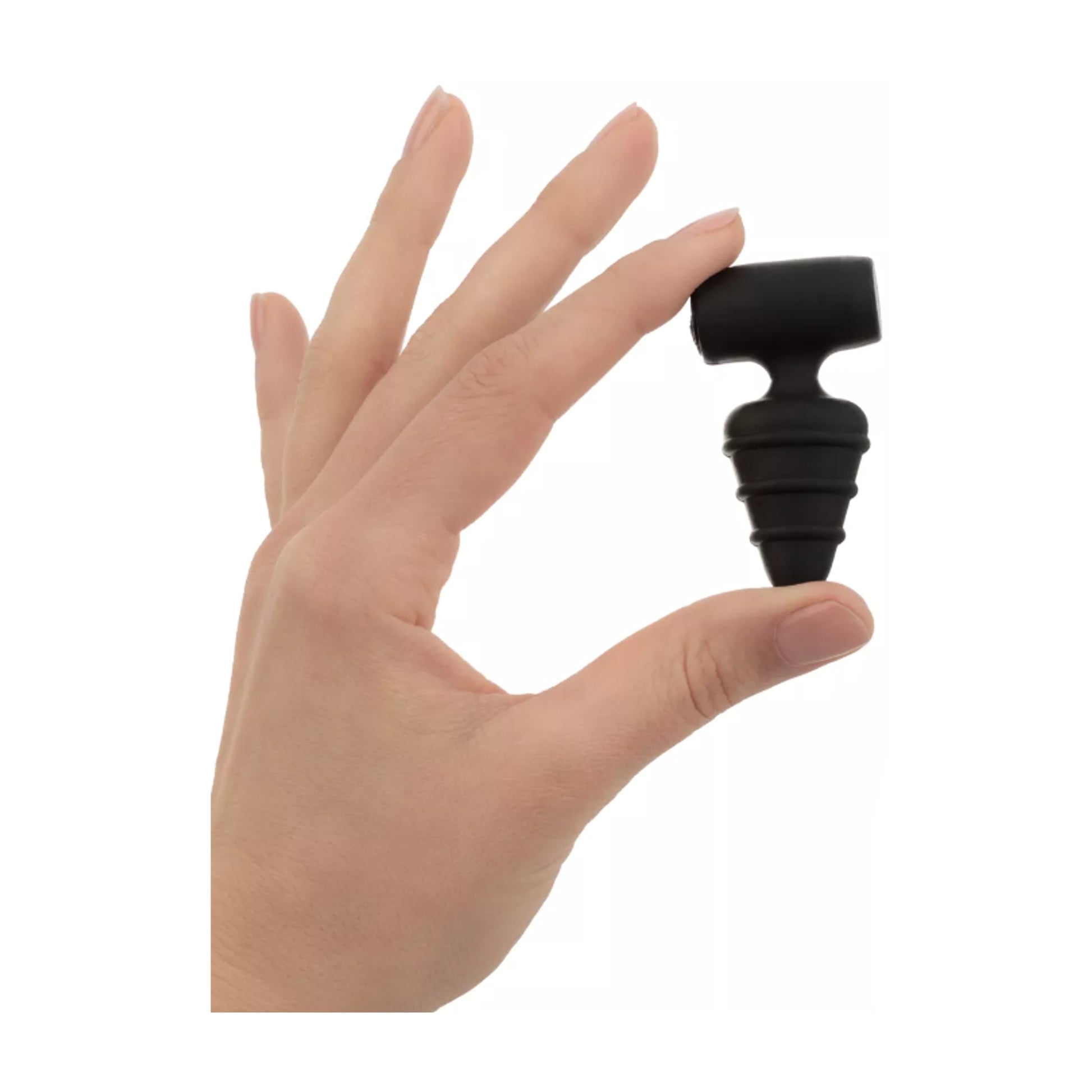 Love plug shown in hand for size reference