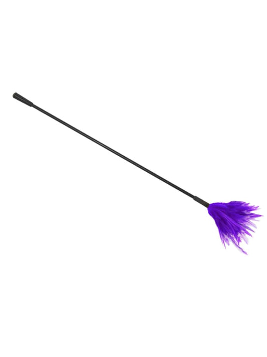 Love In Leather 50cm Feather Tickler Purple