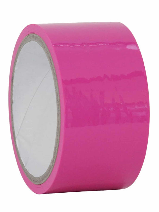 Love In Leather Bondage Tape Hot Pink