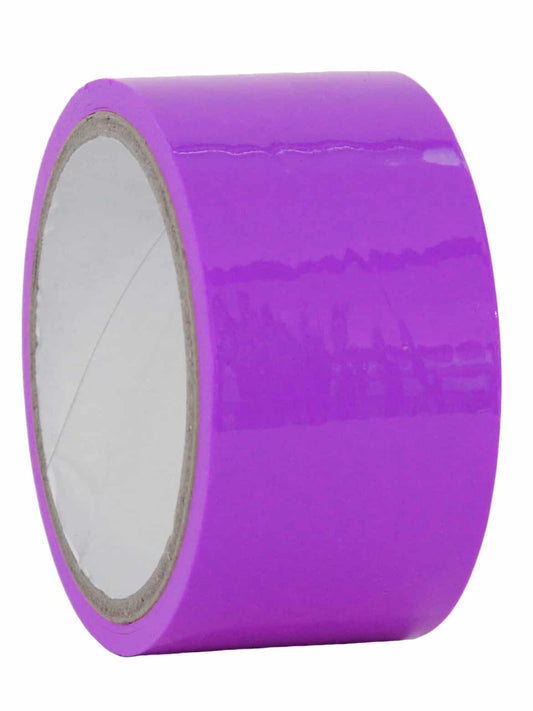 Love In Leather Bondage Tape Purple