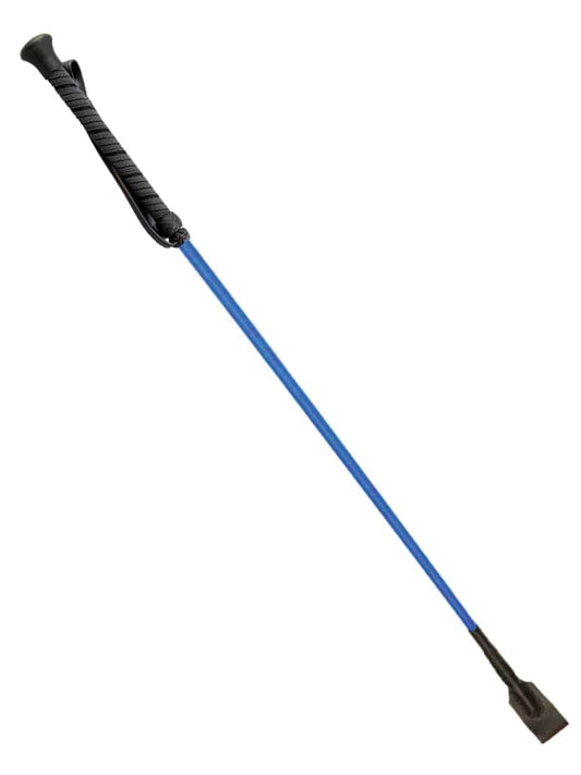 Love In Leather Classic Riding Crop Blue