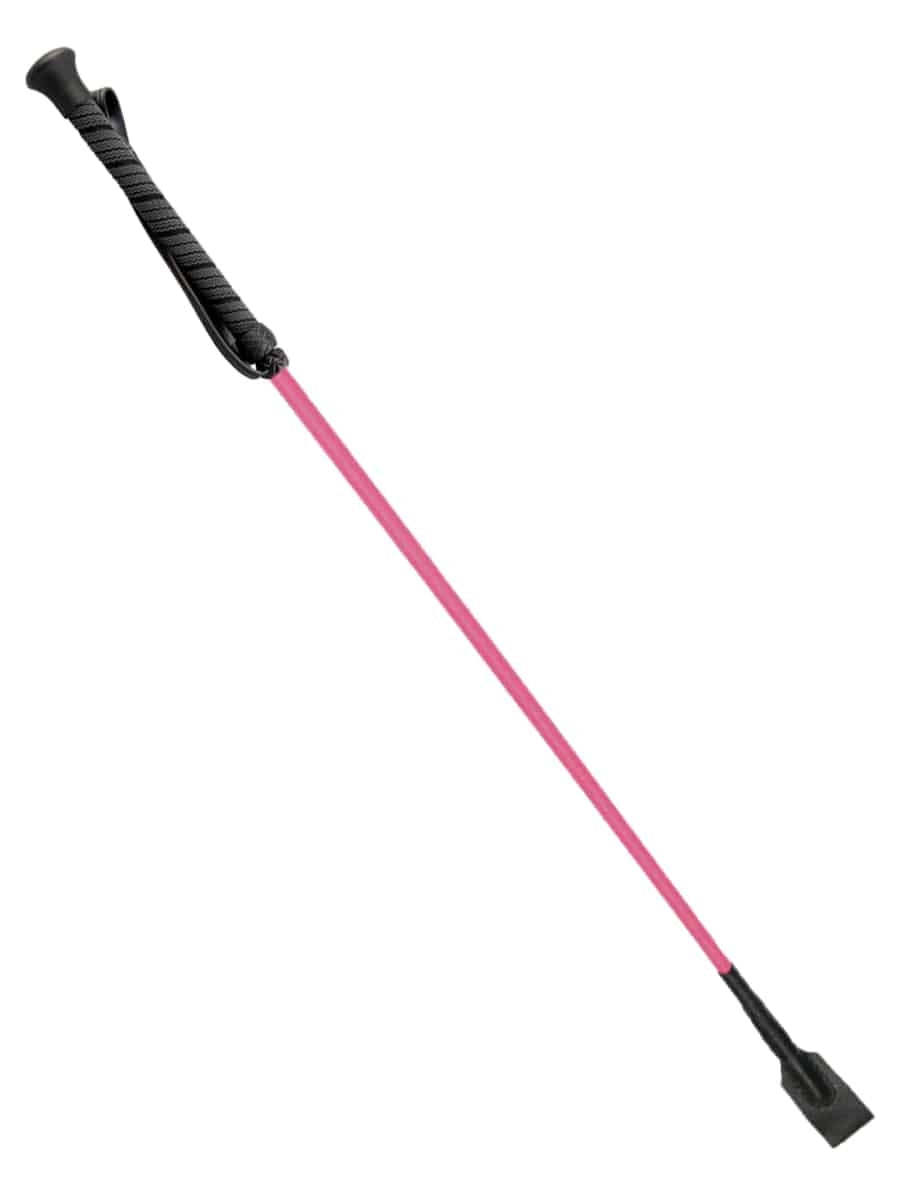 Love In Leather Classic Riding Crop Pink