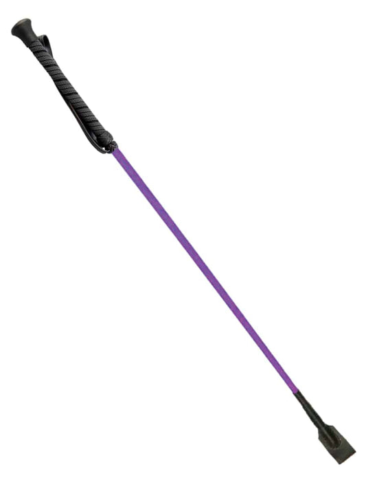 Love In Leather Classic Riding Crop Purple