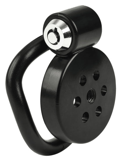 Love In Leather Flat Cock Cage Matte Black