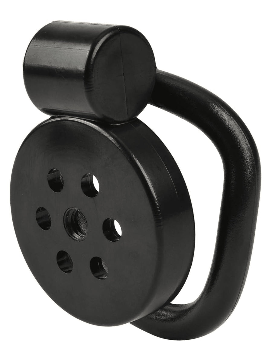 Love In Leather Flat Cock Cage Matte Black