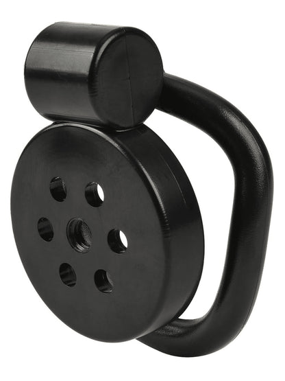 Love In Leather Flat Cock Cage Matte Black