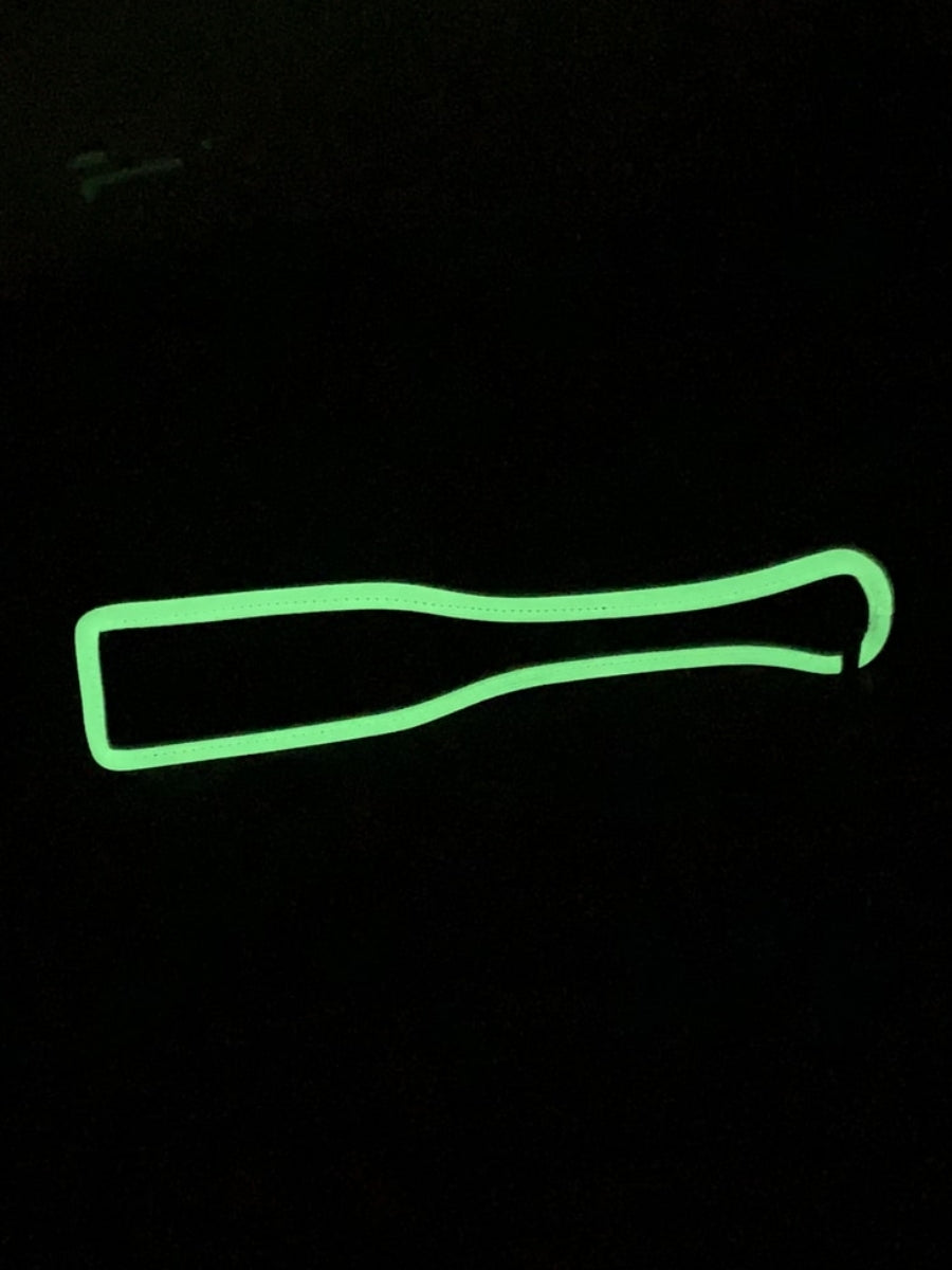 Love In Leather Glow In Dark Paddle