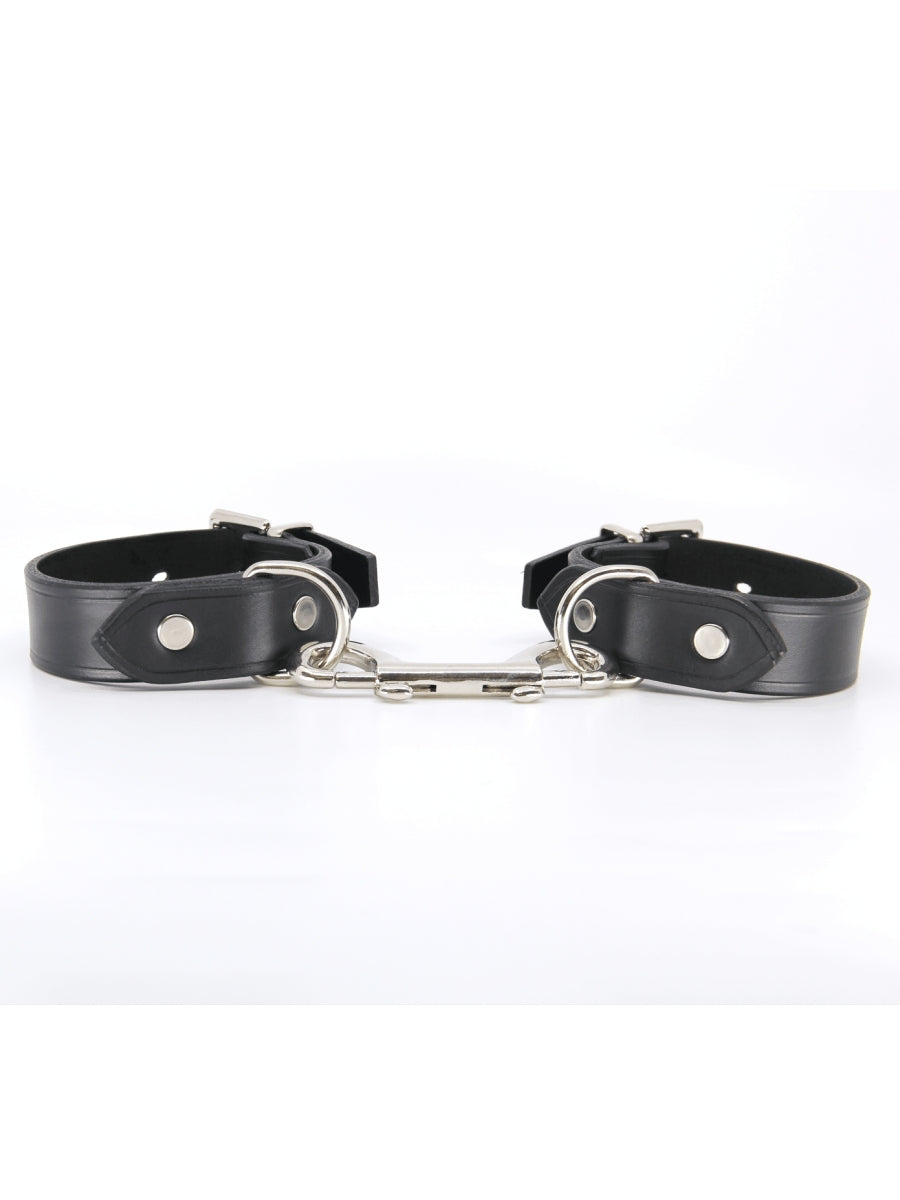 Love In Leather Leather Hand Cuffs