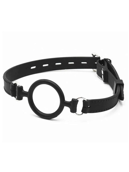 Love In Leather Silicone O Ring Gag