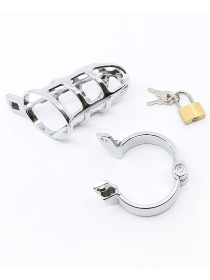 Love In Leather Spider Web Cock Cage 45mm