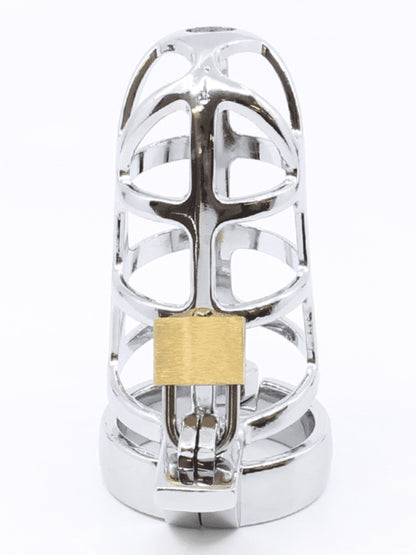 Love In Leather Spider Web Cock Cage 45mm