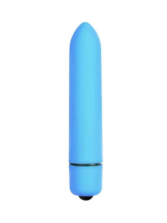 Love In Leather Vibrating Bullet Blue