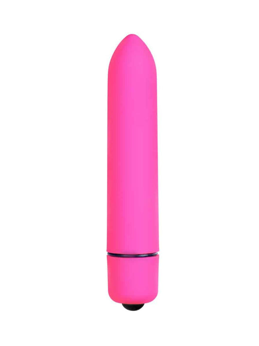 Love In Leather Vibrating Bullet Hot Pink