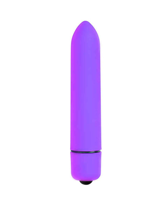 Love In Leather Vibrating Bullet Purple