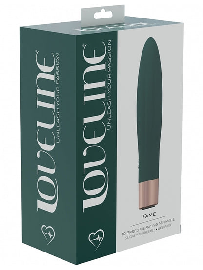 Loveline Fame Mini Bullet Vibrator Forest Green