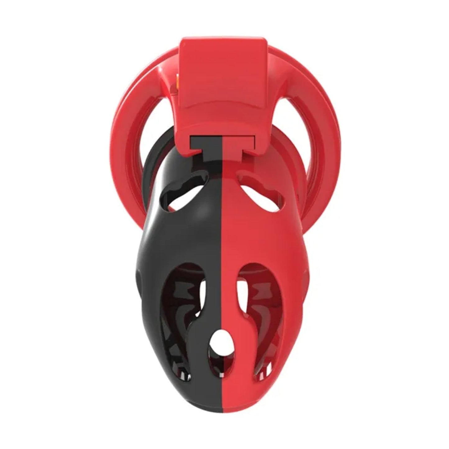 Front view showing two-tone cage