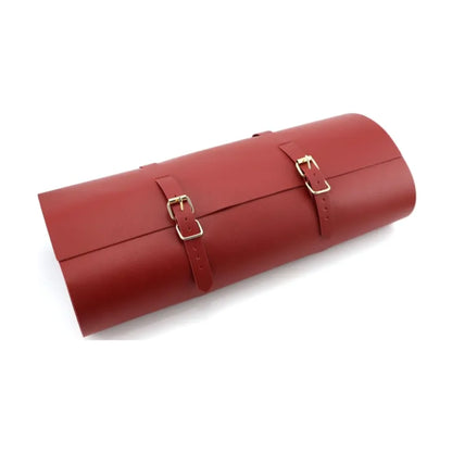 Rolled organiser pouch with buckle closure