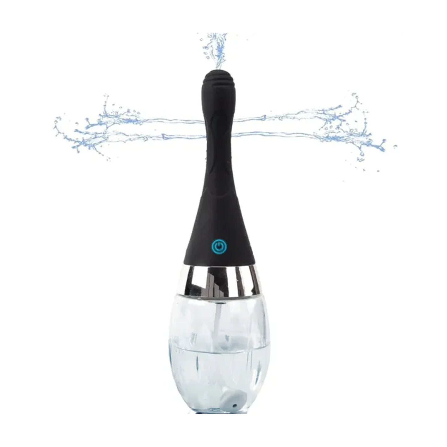 Product front view with water spray demonstration