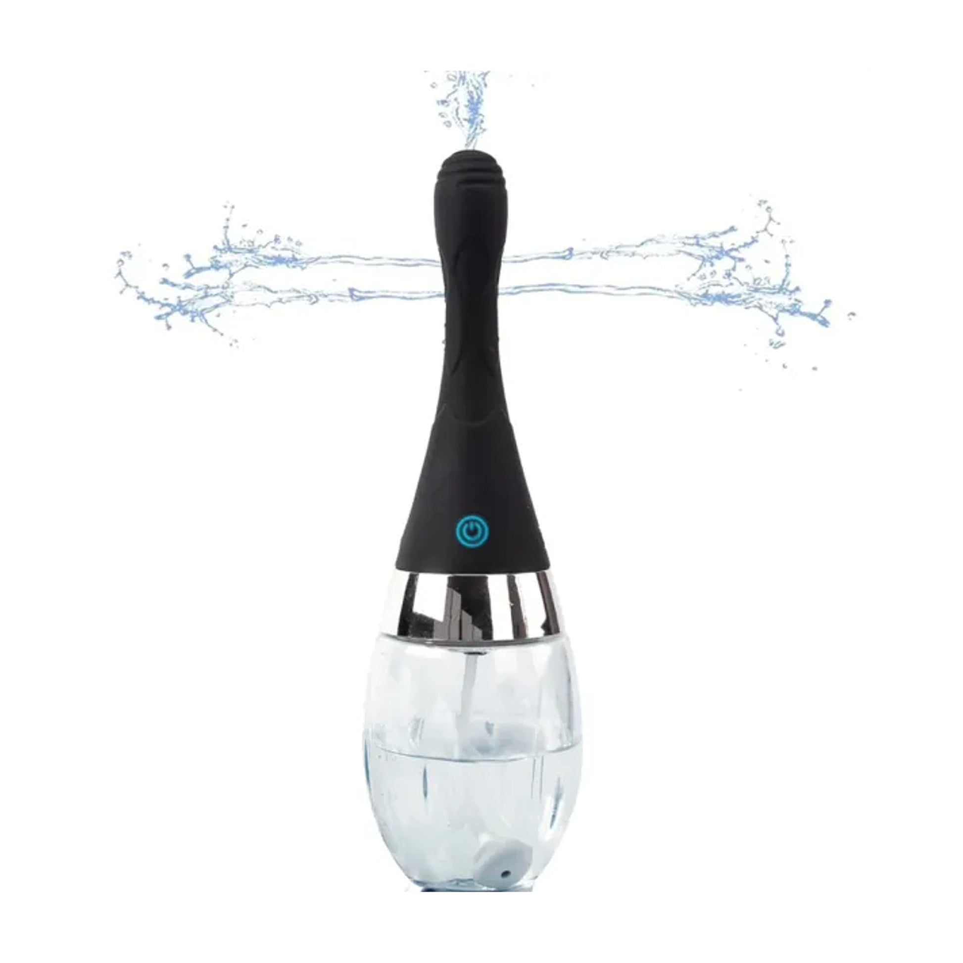 Product front view with water spray demonstration