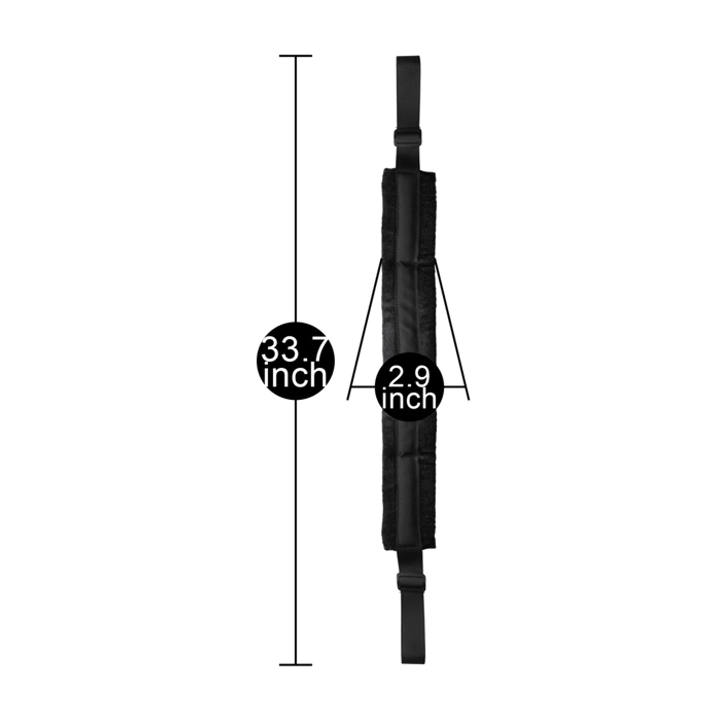Luxe-AF I Like It Doggy Strap dimensions image