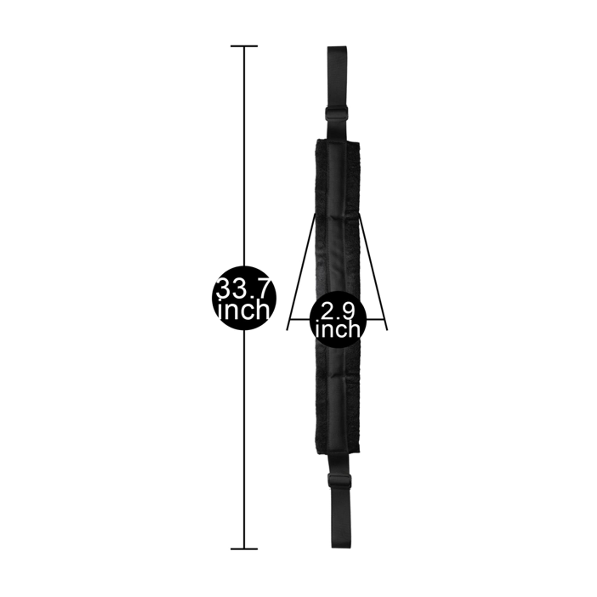 Luxe-AF I Like It Doggy Strap dimensions image