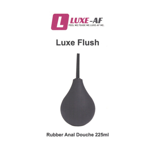 Luxe-AF Luxe Flush 225ml Douche Black in retail packaging